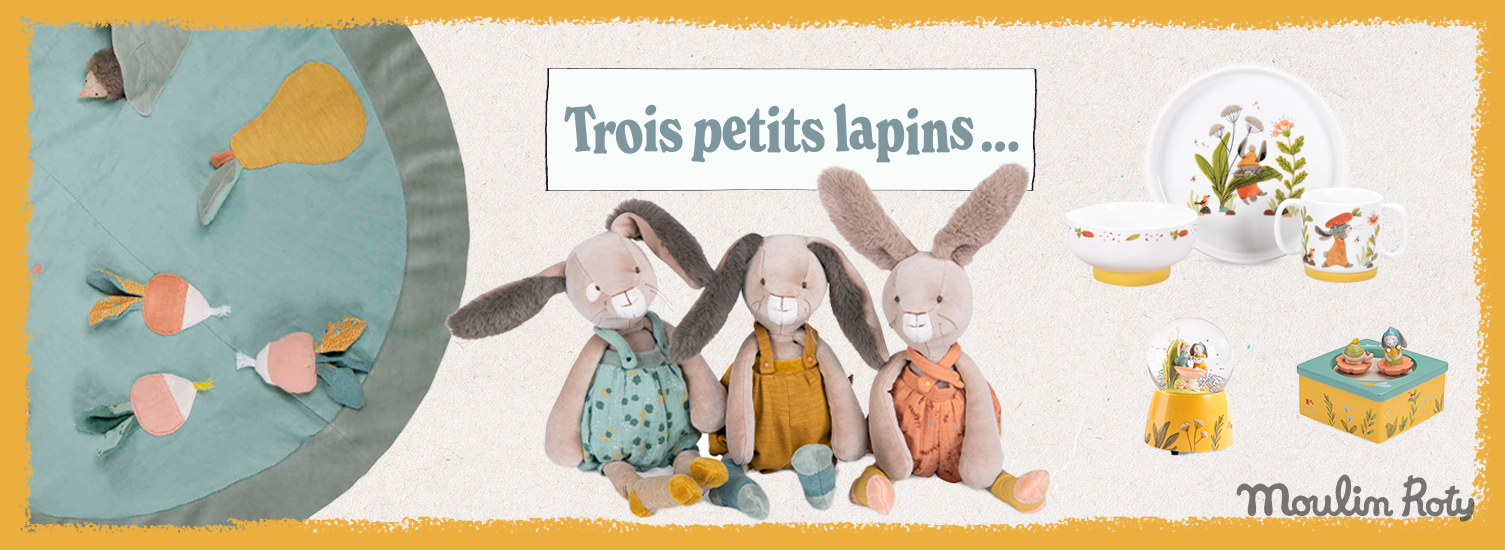 Trois petits lapins