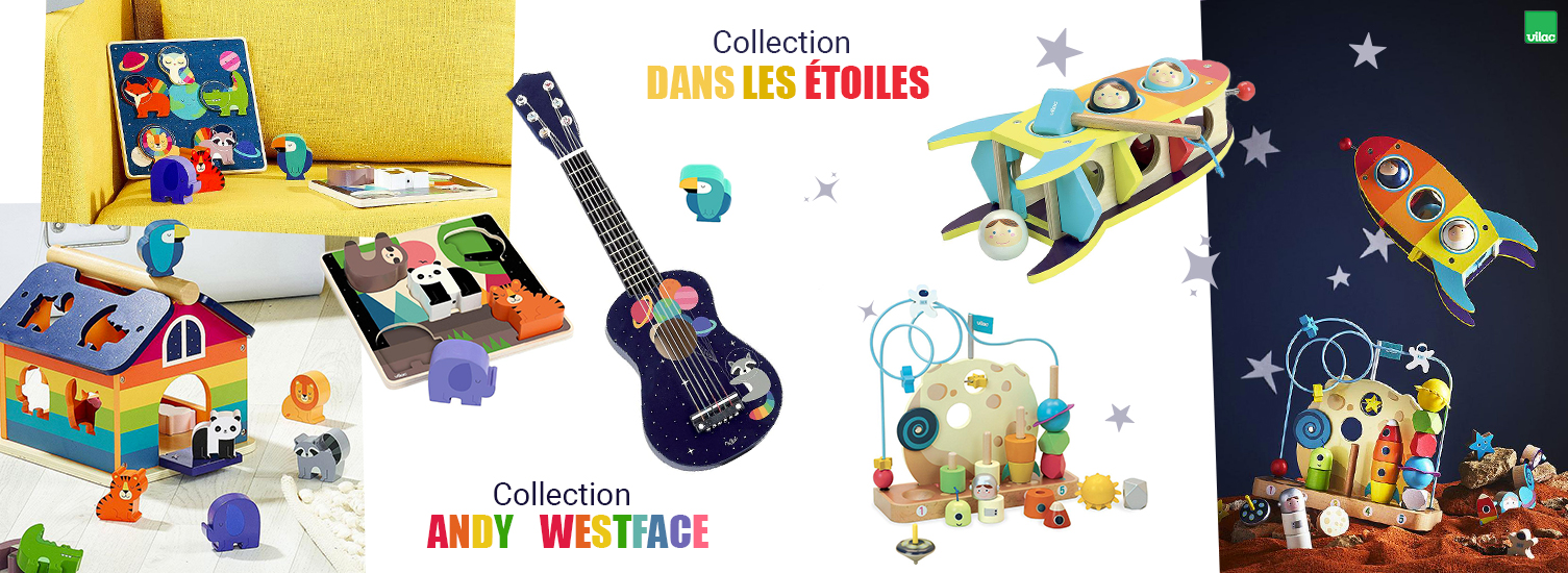 Collection Andy Westface + Dans les étoiles - Vilac